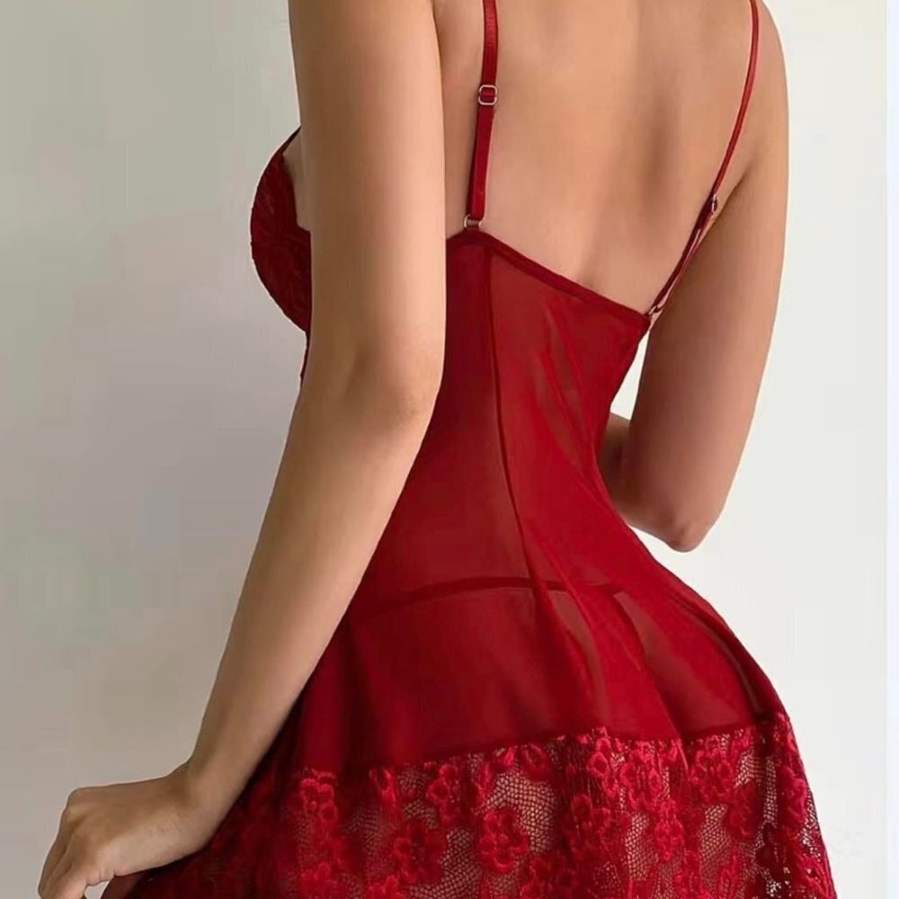 𝐋𝐀𝐂𝐄 𝐍𝐈𝐆𝐇𝐓𝐃𝐑𝐄𝐒𝐒 - Picture 4 of 7